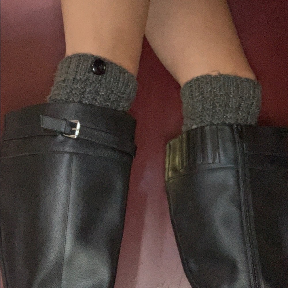 Knit boot toppers!!